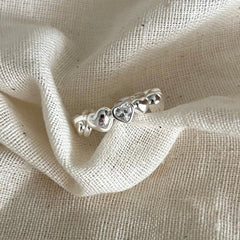925 Sterling Silver Women's Forefinger Ring