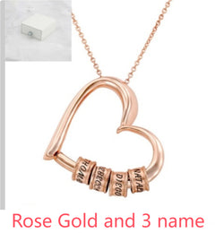 Personalized Heart Necklaces Women Jewelry Custom Name Necklaces & Pendants Mothers Day Gift
