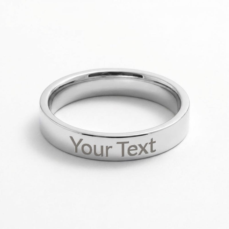 Heartfelt Personal Touch Engraved Woman's Ring